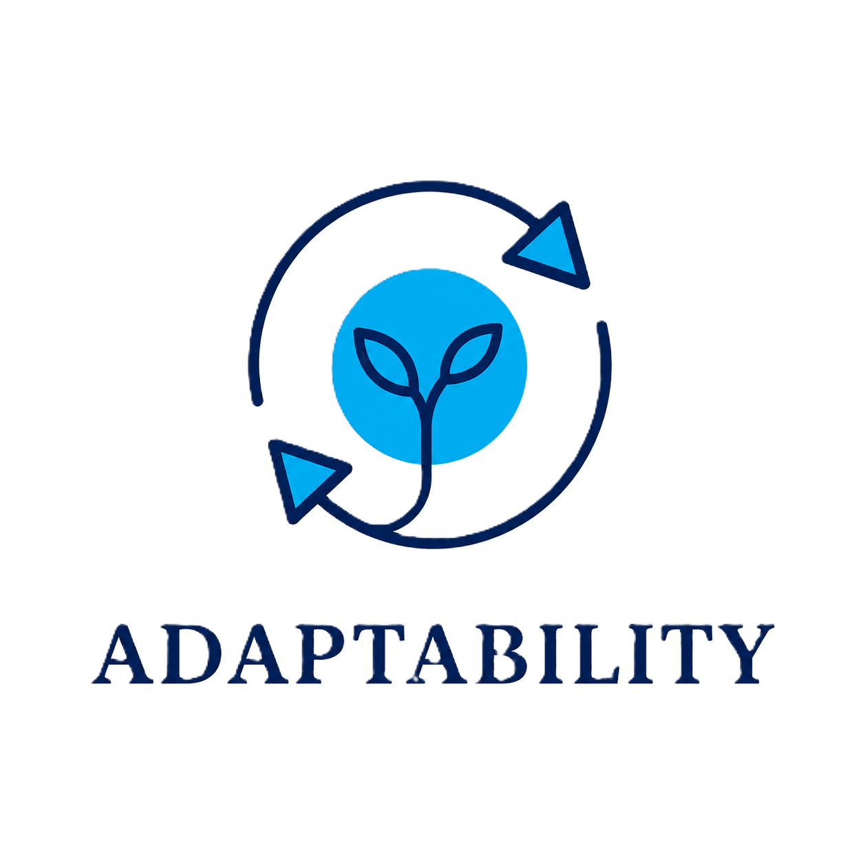 Adaptability — a seedling within a cycle of arrows