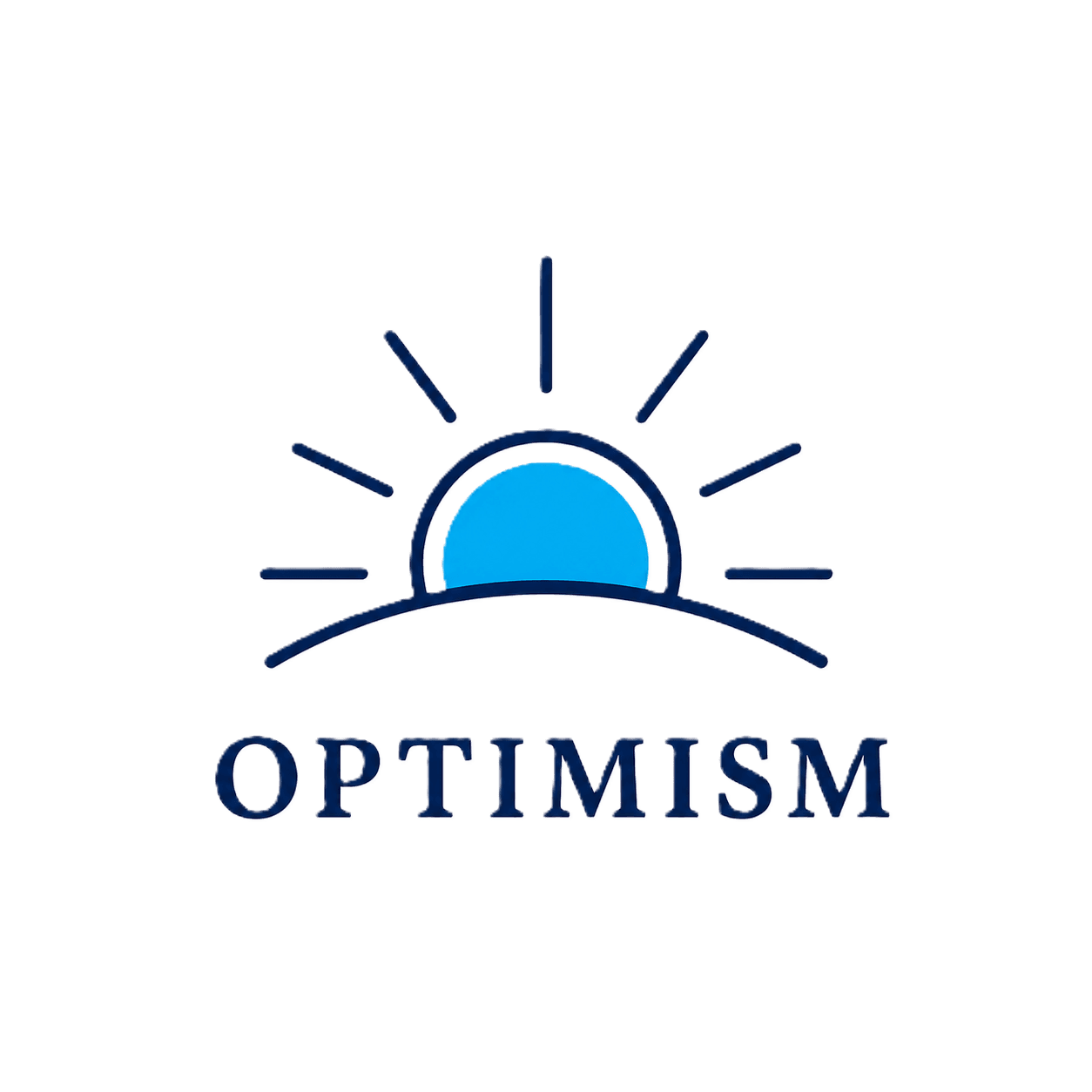 Optimism — a rising sun
